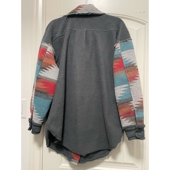 Aztec Sherpa Jacket - Small - NWT - Picture 6 of 6
